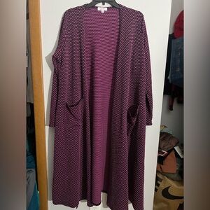 LuLaRoe Purple and Black Cape